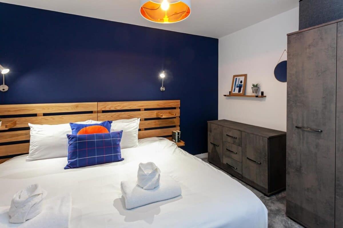 Superb 2 Bed Flat 5Min To Old Trafford Stadium Manchester Kültér fotó